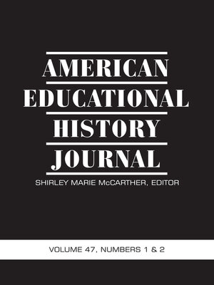 cover image of American Educational History Journal